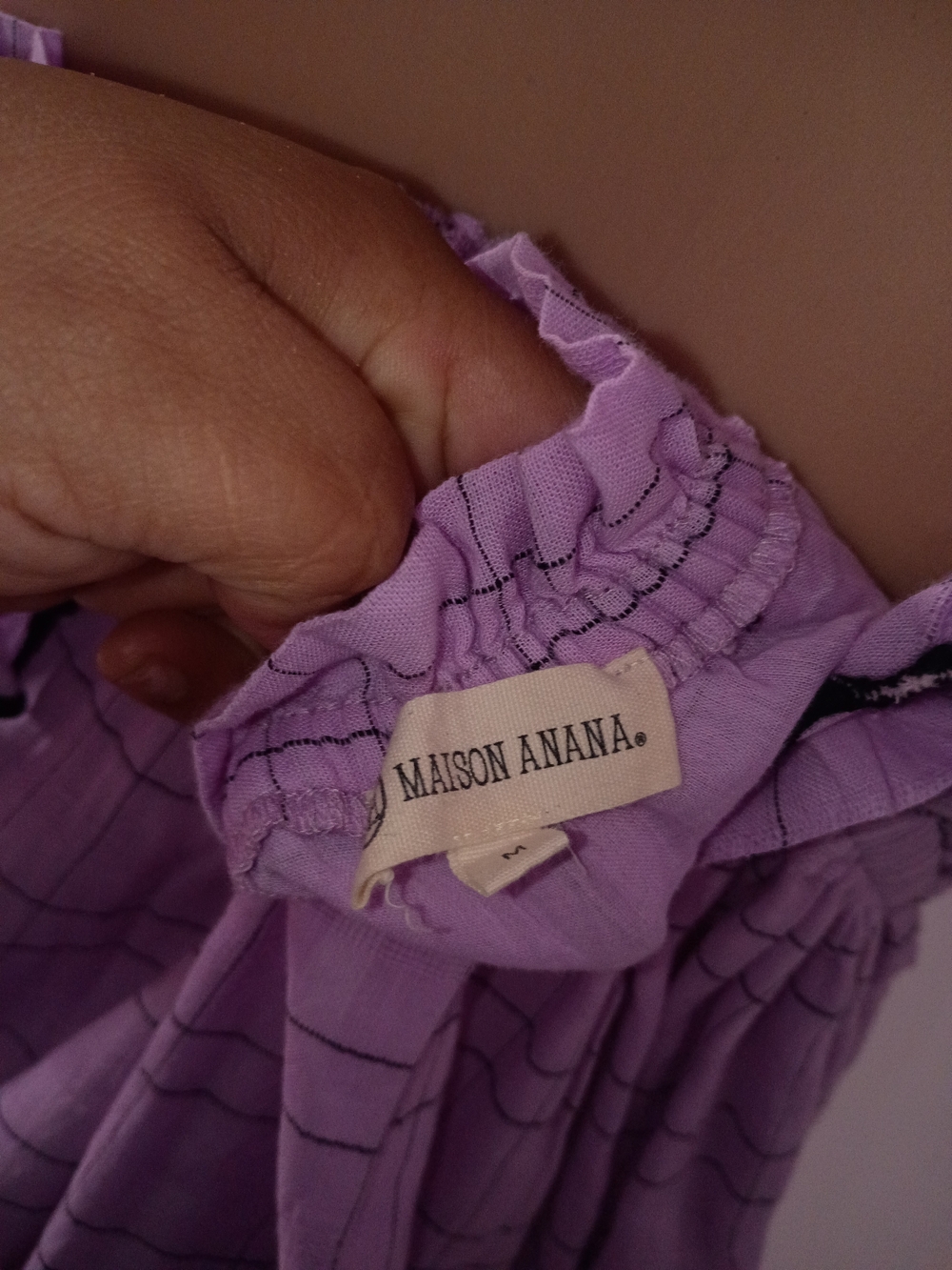 Lavender Ruffle-Trim Maxi Dress - Picture 7 of 7